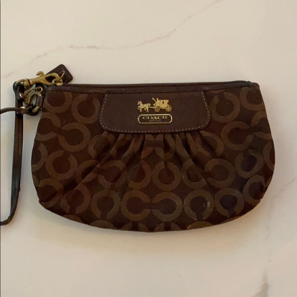 Coach Wristlet Clutch, Medium sized